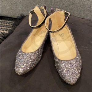 Gap Girls Glitter Ballet flats size 13